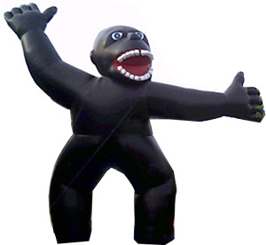 Climbing Gorilla Black, click here to see large picture.