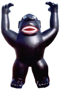 Gorilla 25 feet high, click here to see large picture.