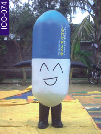 Capsule Shape Inflatable Costume