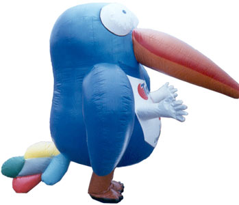 University Mascot Bird, click here to see large picture.