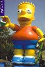 Bart Inflatable, click here to see large picture.