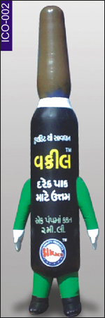 Bottle Shape Inflatable Costume, click here to see large picture.