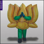 Lotus Inflatable Costume, click here to see large picture.