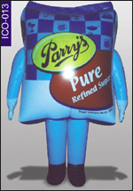 Sugar Shape Inflatable Costume, click here to see large picture.