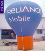 Reliance Mobile Conical Inflatable, click here to see large picture.