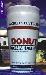 Inflatable Coffee Cup, click here to see large picture.