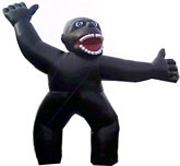 Climbing Gorilla Black, click here to see large picture.